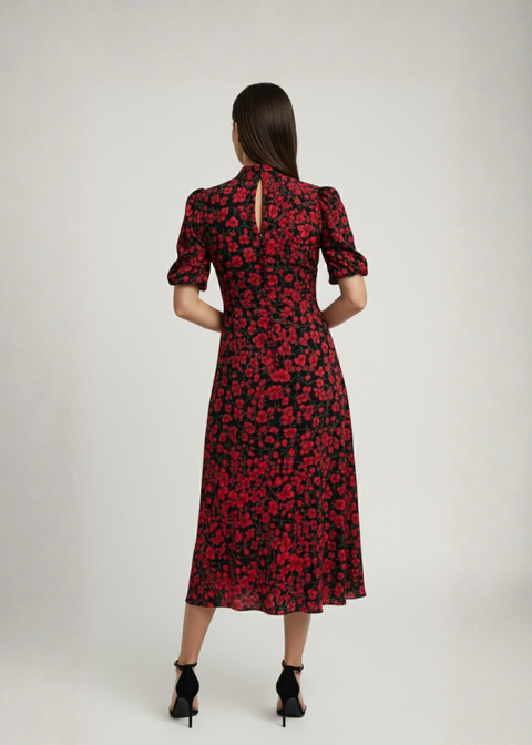 Marc Angelo Midi Dress  MA812943 D355 Red