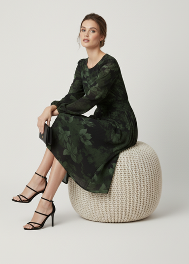 Marc Angelo Midi Dress  MA812947 D362 GRN