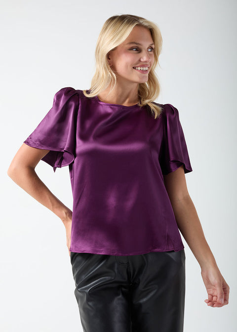 Marc Angelo Satin Blouse