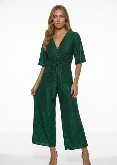 MA2157 D51 SPARKLE JUMPSUIT GREEN