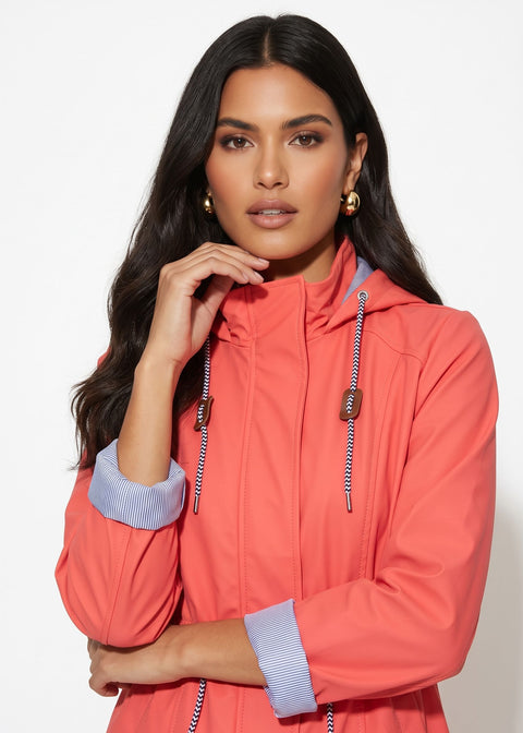MA25002 RAINCOAT CORAL