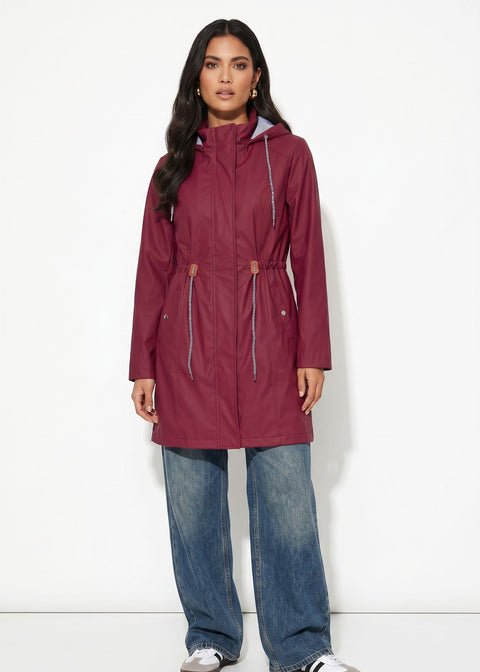 MA25002 RAINCOAT WINE