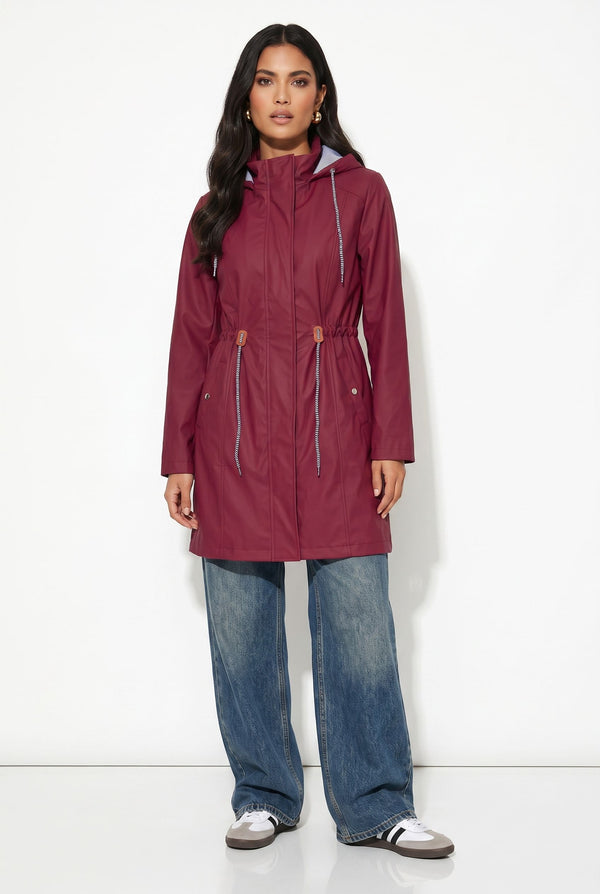 MA25002 RAINCOAT WINE