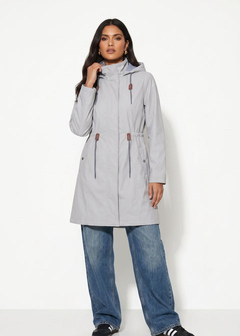 MA25002 RAINCOAT LIGHT GREY