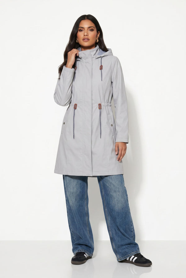 MA25002 RAINCOAT LIGHT GREY