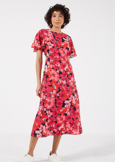 Marc Angelo Flutter Sleeve Dress