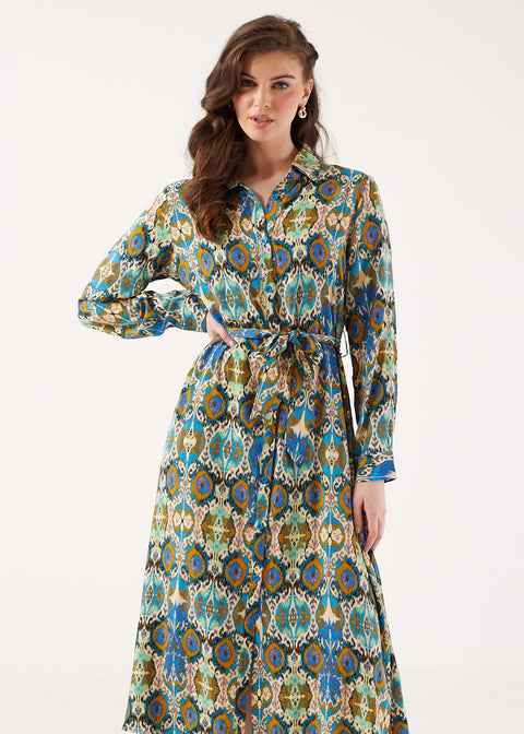 Marc Angelo Sophie Collared Shirt Dress