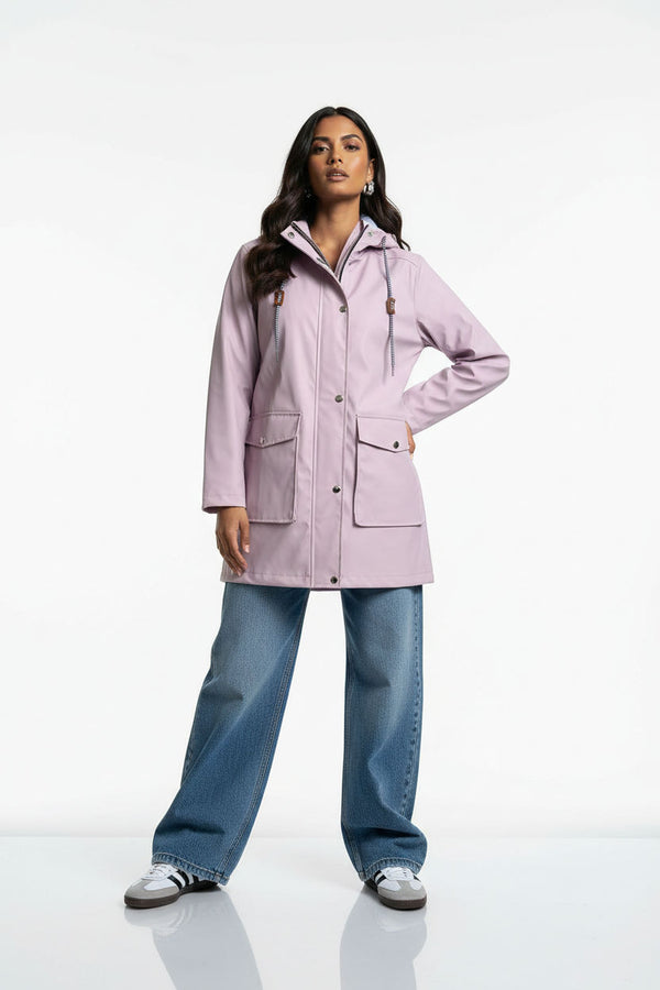 Marc Angelo Raincoat MA497 Lilac - Marc Angelo