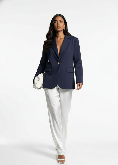 MA5298 MARCANGELO BLAZER IN NAVY - Marc Angelo