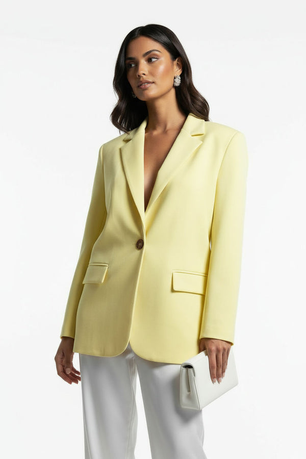 MA5298 MARCANGELO BLAZER IN YELLOW - Marc Angelo