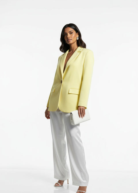 MA5298 MARCANGELO BLAZER IN YELLOW - Marc Angelo