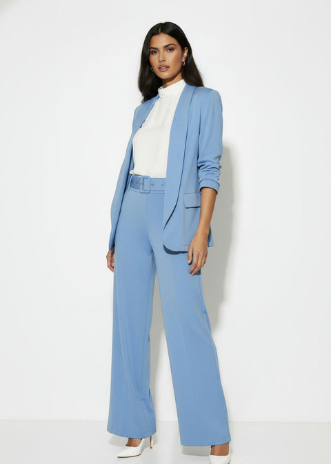 MA6078 BLAZER SUIT SET BLUE - Marc Angelo