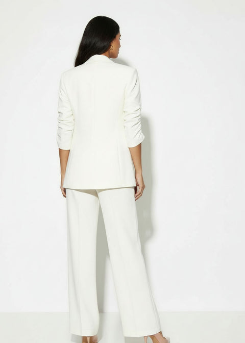 MA6078 BLAZER SUIT SET IVORY - Marc Angelo