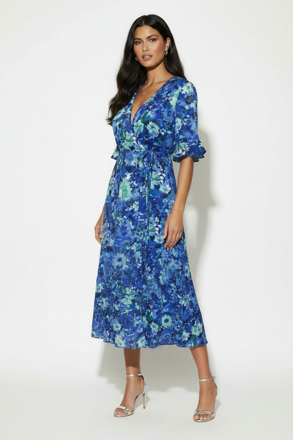MA810813 D144BLU MIDI DRESS - Marc Angelo