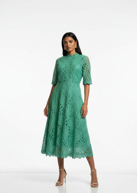 Marc Angelo Lace Dress MA81215-D291 GREEN