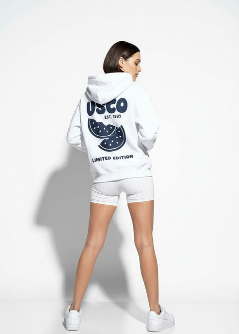 Limited edition - Cloud-99 Hoodie in White - Marc Angelo