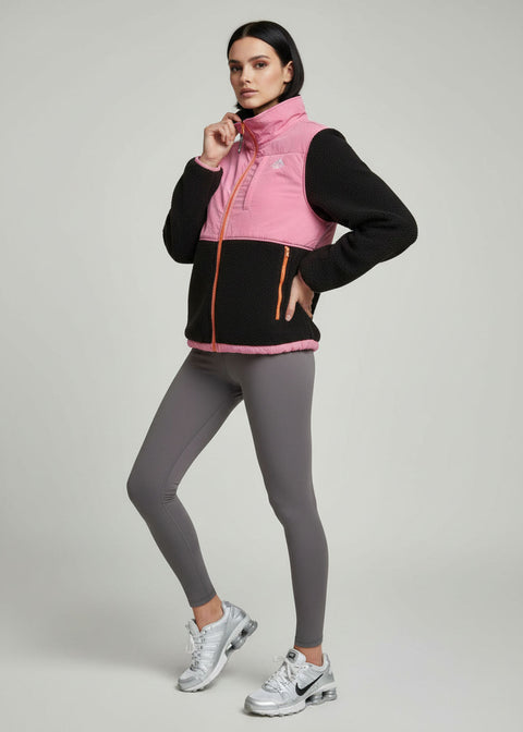 The AeroTherm Fleece in Pink/Black US45538