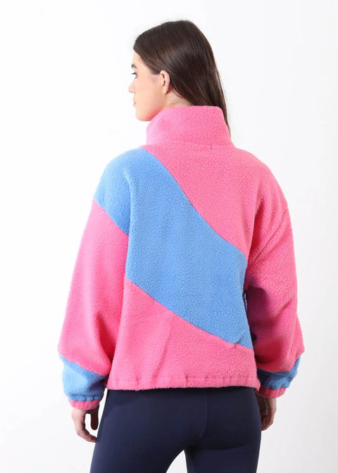 The Vortex Fleece US45528 Blue + Pink