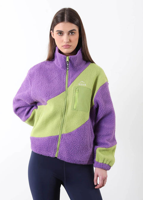 The Vortex Fleece US45528 Green + Purple