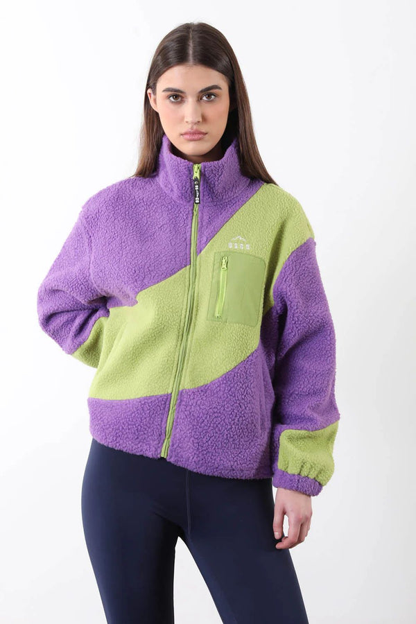 The Vortex Fleece US45528 Green + Purple
