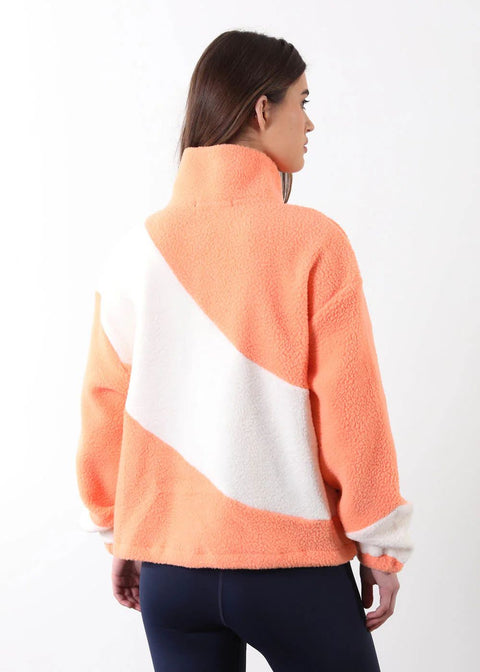 The Vortex Fleece US45528 White + Coral