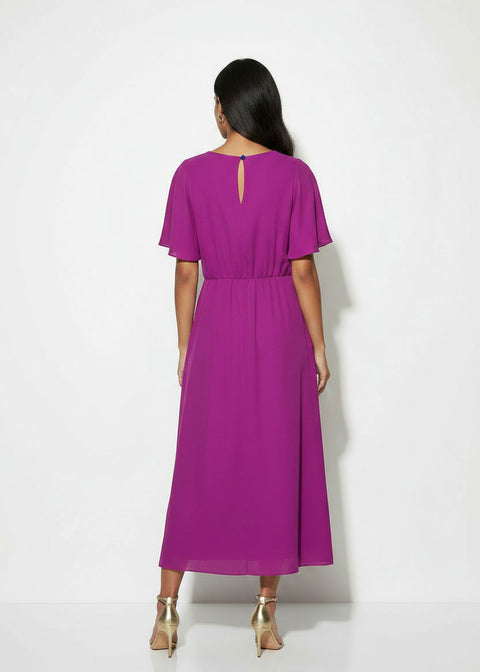 MA2625 MAGENTA MIDI Dress