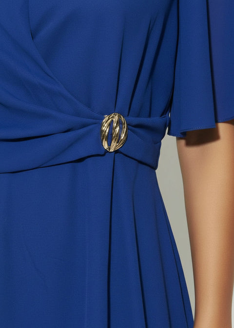 MA2625 ROYAL BLUE MIDI Dress