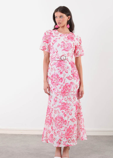 Marc Angelo Lace Dress MA81237 D322PNK