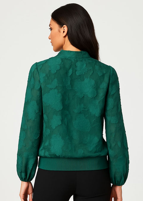 MA821612 long Sleeve Top in Teal