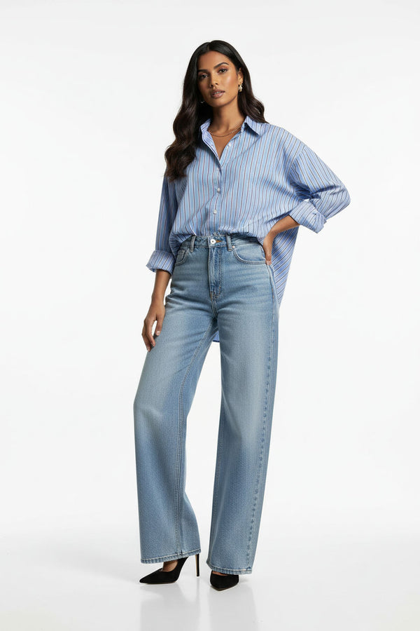 MARCANGELO SHIRT MA19987 BLUE - Marc Angelo