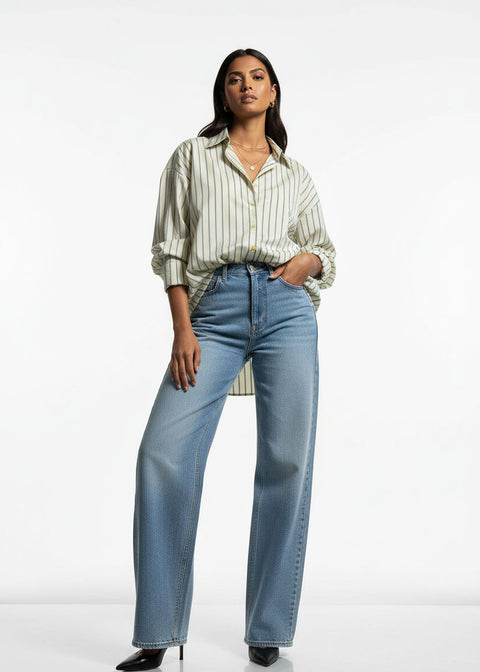 MARCANGELO SHIRT MA19987 YELLOW - Marc Angelo