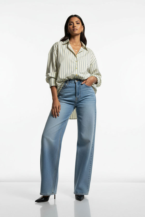 MARCANGELO SHIRT MA19987 YELLOW - Marc Angelo