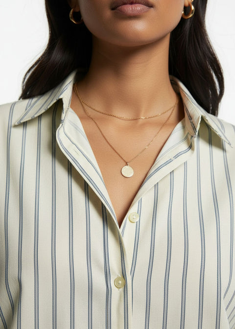 MARCANGELO SHIRT MA19987 YELLOW - Marc Angelo