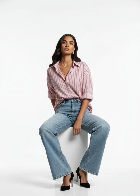 MARCANGELO SHIRT MA19987 PINK - Marc Angelo